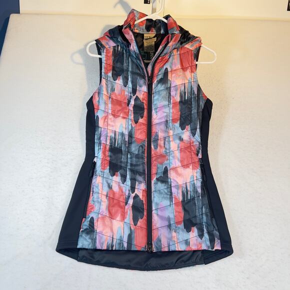 L.L.Bean PrimaLoft Cross Core Packaway Long Vest Women's XXS Reg NEW Item 505996 - Picture 2 of 16